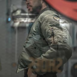 MA-1 Bomber Jacket Trendy Military-Style Waterproof Autumn Winter Jacket MA-1 Combat Flying Jacket