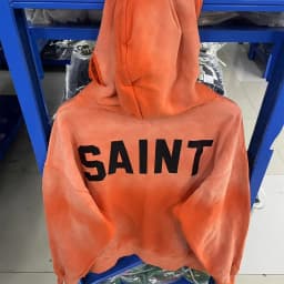 Washed Orange Saint Pullover Men Women Best Quality Hooded Hoodie