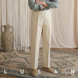 Summer lightweight casual cotton trousers, versatile and breathable,, mature, straight-leg, high-waisted pants for trendy