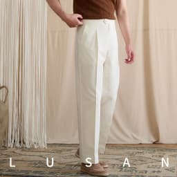 Summer lightweight casual cotton trousers, versatile and breathable,, mature, straight-leg, high-waisted pants for trendy