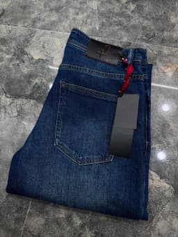 OECHSLI Jeans Thin Cotton Men 2026 Spring Summer new breathable outdoor embroidery comfortable casual Big size 30-40 long Pants