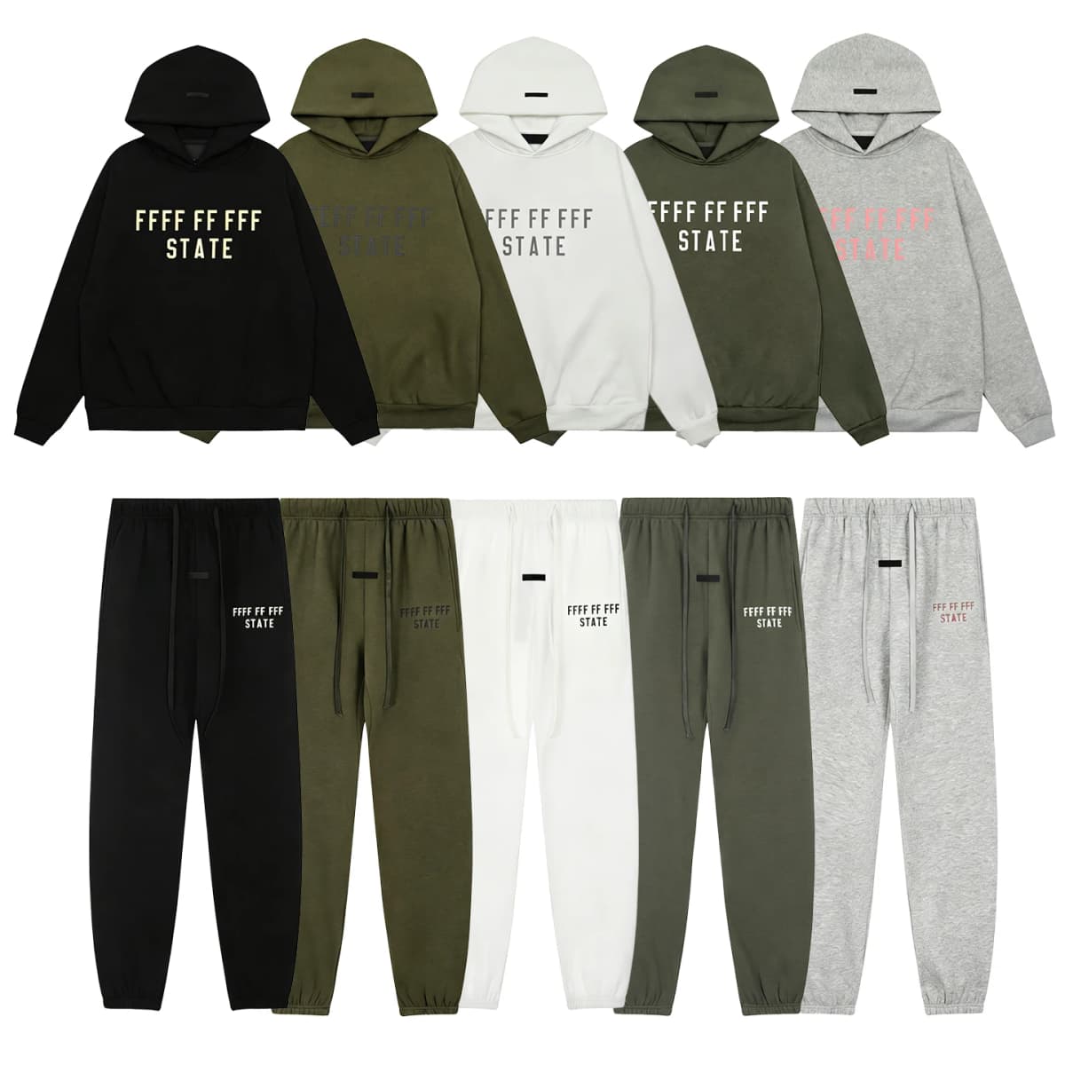 BACK TO SCHOOL Hoodies Classic Jogging Set Fashion Design Double Row Letter Men's Hoodie High Street Couple Cotton Hoodie Suit