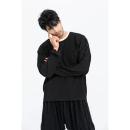 Miyake Pleated Shirt Men Long Sleeve T Shirt Casual Loose Fit Round Neck Tops Japanese Style Streetwear Breathable Pullover