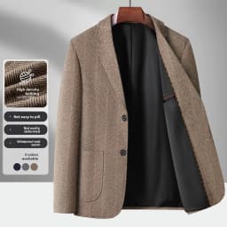 Blazer, Men's Fashionable Business Outdoor Travel Youthful Wedding Versatile Gentleman Host Casual Korean Style Slim-fit Blazer