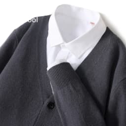 YTFidio 100% Wool Men Sweater V-Neck handsome Sweater Botton Warm Soft Solid Cardigan Knitwear Basic 190