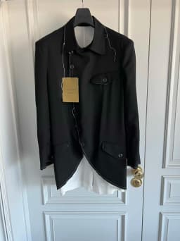 TOP-YAMAMOTO original Design Dark style loose Perisley fringed casual suit jacket for men