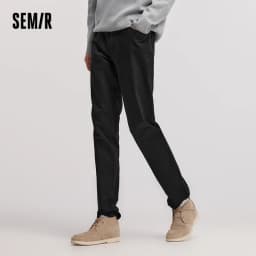 Semir Casual Pants Men Minimalist Style Long Pants for Daily Commuting 2025 Winter New Wear