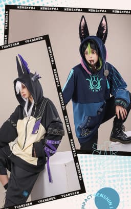 Cyno Tighnari Hoodies Genshin Impact Costume Cyno Zipper Jacket Men Women Fashion Pullover Boys Girls Cool Streetwear Hoodies