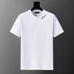 Classic Trendy Brand Printed Men's and Women's New Short Sleeved T-shirt Round Neck
