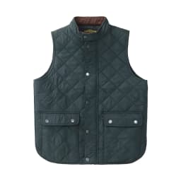 2026 Winter New American Retro Long Sleeve Dom Quilted Vest Men's Polo Style 100% Polyester Thick Casual Multi-pocket Jacket