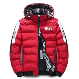 Men Fashion Double Sided Wear Jacket New Solid Removable Hat Comfort Thickening Coat Winter Casual Keep Warm Windproof Parka Men