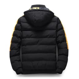 Men Fashion Double Sided Wear Jacket New Solid Removable Hat Comfort Thickening Coat Winter Casual Keep Warm Windproof Parka Men