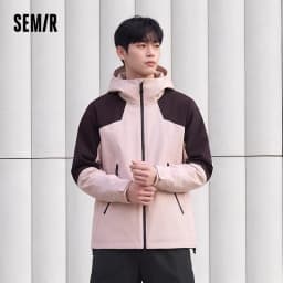 Semir Men Jacket Waterproof Windproof Hooded Breathable Durable Outdoor Utility Casual Autumn Outerwear Daily Wear 2026
