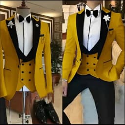 Slim Fit White Men Suits 3 Piece Groom Tuxedos for Wedding Groomsmen Italian Style Suit Jacket with Double Breasted Vest Pants
