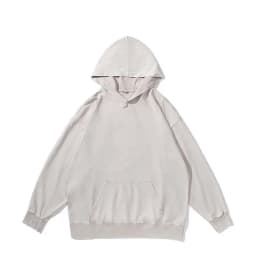 DIY Custom LOGO Cotton Washed Hoodie Zipper Sweatshirt Pants Tracksuit Men Women Retro Loose Distressed HipHop Oversized Big