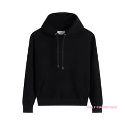 2026 New Men Hooded Sweatshirt Solid Color Drawstring Hoodie Long Sleeve Loose Pullover Casual Sport Daily Autumn Male Hoodies