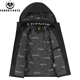 Winter Men Outdoor Windbreak Warm Travel Jacket Men Hooded Casual Fashion Sport Waterproof Climbing Trekking Jacket Male Coat