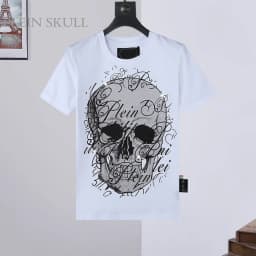 2026 Summer Light Luxury Men's Pure Cotton T-shirt Classic Daily Casual Top Men's and Women's High Street Sports Short Sleeve