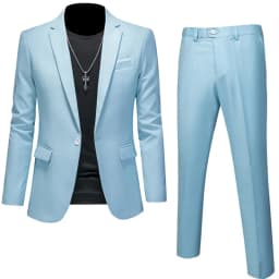 Plus Size 6XL 5XL Men's Suit Coat+2 Piece Pants/Business Fashion Office Dress/Slim Fit High Quality Groom Wedding Dress Suit Set