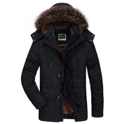 New Winter Men Hooded Fur Collar Long Down Jackets Overcoats Male Multiple Pockets Warm Parkas Quality Man Casual Chaquetas 7XL