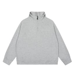 men's hoodies and sweatshirts Embroidered Half Zipper Collar polo men's hoodies and sweatshirts old money style Man hoodie