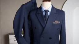 Double-Breasted Three-Piece Casual Suit for Men for Parties and Weddings, Light and Mature Solid-Colored Korean-Style Outfit