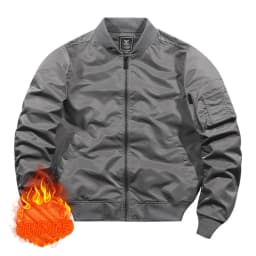 Jacket Men Vintage Motorcycle Military Coat Spring Winter Padded Casual Pilot Clothing 4XL 5XL Solid Stand Collar