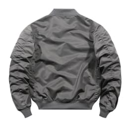 Jacket Men Vintage Motorcycle Military Coat Spring Winter Padded Casual Pilot Clothing 4XL 5XL Solid Stand Collar