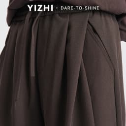 Men Lyocell Drawstring Pleated Wide Leg Casual Pants 2026 Autumn Mature Style Commuter Versatile Draped Straight Long Trousers