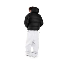 Y2K Protect Down Jacket Retro Reversible Hooded Couples Coat American High Street Hip Hop Streetwear Unisex Casual Puffer Jacket