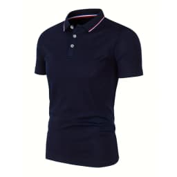 2025 Summer Hot: Men's Silk-like Lapel Polo Shirts 9-Piece Set - Breathable, Comfortable & Versatile