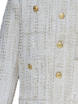 2026 New Men's Tweed Style Jacket, Cool Casual Outfit, Korean-style Light Luxury Short Shoulder-Padded Coat for Spring & Autumn