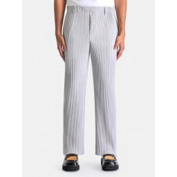 Miyake Pleated Men Trousers Baggy Straight Pants Fashion Casual Pants Japanese Style Miyake Pleated Pants