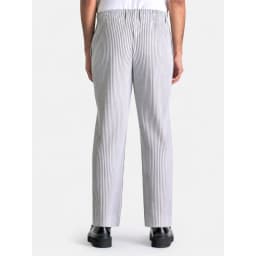 Miyake Pleated Men Trousers Baggy Straight Pants Fashion Casual Pants Japanese Style Miyake Pleated Pants