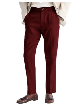 Men's Linen Straight Fit Pants Wrinkle-Resistant Lightweight Breathable Flat-Front Casual Trousers Expandable-Waist For Summer