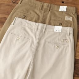2024 Spring and Autumn New American Retro Woven Twill Chino Cargo Pants Men's Simple 100% Cotton Washed Casual Straight Trousers