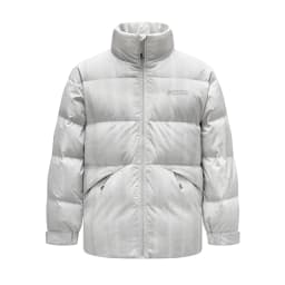 Semir Down Jacket Men Textured Loose Fit Stand Collar Fashion Embroidered Coat 2025 New Winter Outerwear