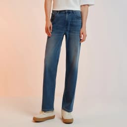 Semir Jeans Men 2025 Winter New Loose Straight Leg Classic Versatile Casual Pants