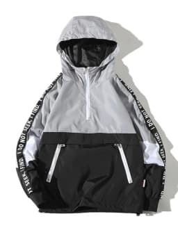 HKSH Spring Autumn New Men's Tide Punk Patchwork Hoodie Fashion Color Contrast Hooded Pullover Oversized Women Jacket Top HK3519