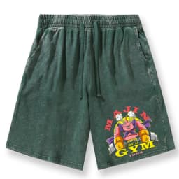 Dragon Ball Print GYM Shorts Men's Summer Personalized Vintage Comfortable Breathable Drawstring Shorts Outdoor Casual Pants