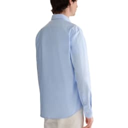 PG Men's button-down shirt Pure color long style Casual business formal shirt Suitable for men's office and daily wear