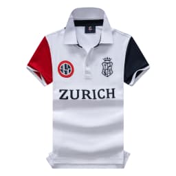 TS New Arrivals Men's Polo Shirts Short Sleeve USA Royal Luxury Embroider Number 3 Collar Tee Shirts Male Clothing US SIZE 7XL