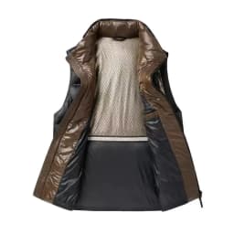 2026 Winter New Down Vest Coat Waterproof Fabric 90% Duck Down Content Thickened Warm Fashion Casual Down Shoulder