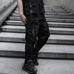 HKSH Spring New Men's Dark China-Chic Version Leggings Trend Ins Casual Overalls Safari Style Chic Ins Cotton Cargo Pants HK4992