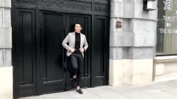 Men's Deerskin Fleece Jacket Suit Coat Blazer Men's Business Leisure Slim Fit Brand Fashion High Quality Single Button Suit Coat