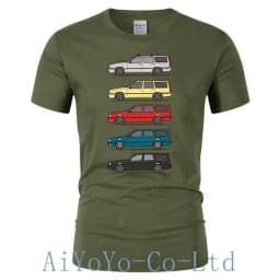 2024 Car 850 V70 T5 Cars Turbo Wagons Men T Shirt Volvoes 850 V70 T5 T-Shirt Men Vintage Classic Men's TShirt