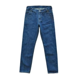 Saucezhan 315XX-18SX Men Jeans Washed Jeans Selvedge Denim Jeans for Men Distressed Jeans Taper Fit Zipper Fly 18 oz