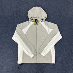 Autumn thin set color blocked embroidered badge for both men and women, high-quality windbreaker ins