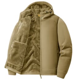 Polar Fleece Hooded Jacket for Men New 2025 Autumn Winter Outdoor Thicken Warm Parkas Coats Men Hiking Camping Jackets Clothing