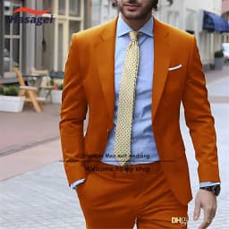 Navy Elegant Men's Suit Business Formal Work Wear Slim Fit Pants Jacket 2 Piece Set Groom Wedding Tuxedo
